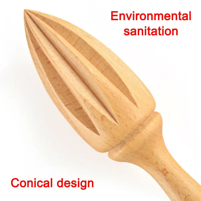 Creative Wooden Fruit Juicer Orange Lemon Squeezer Mini Hand Press