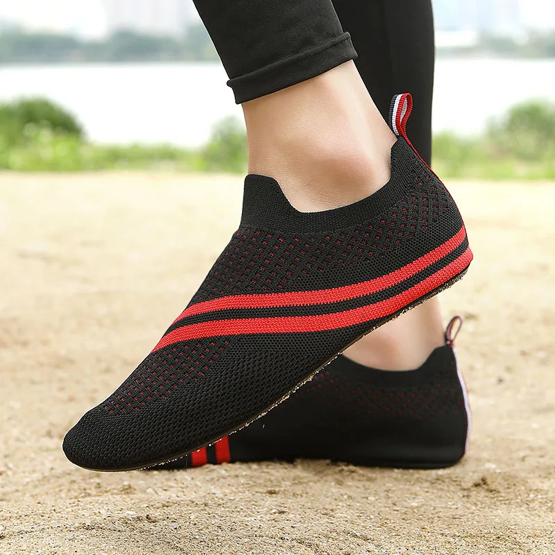 Quick Drying Water Shoes Non-Slip Creek Shoes Summer Aqua Beach Sandal Flat Shoe Seaside Slipper Men Women Creek Shoe water shoes summer sandals aqua shoes sandals slippers flip flops