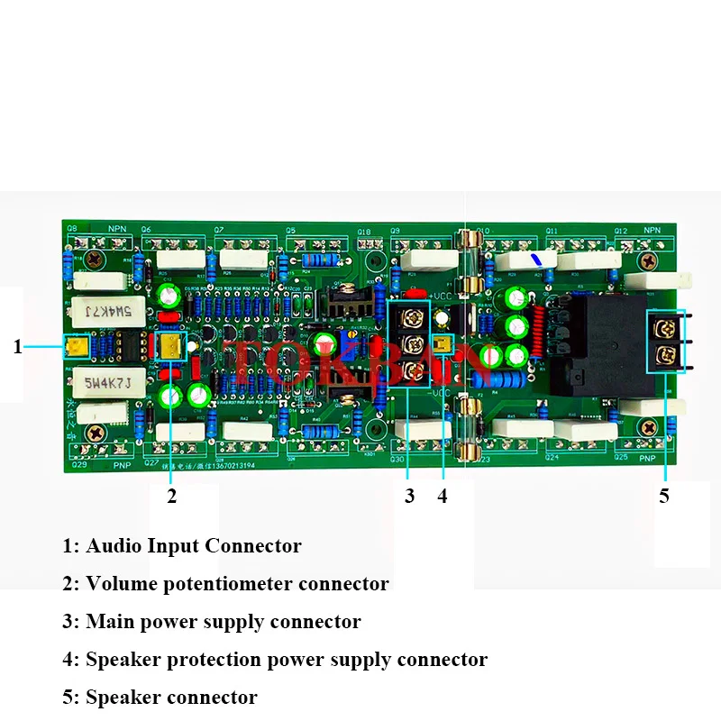 Tokban 1000w Mono Power Amplifier Board High Power 16pcs Toshiba