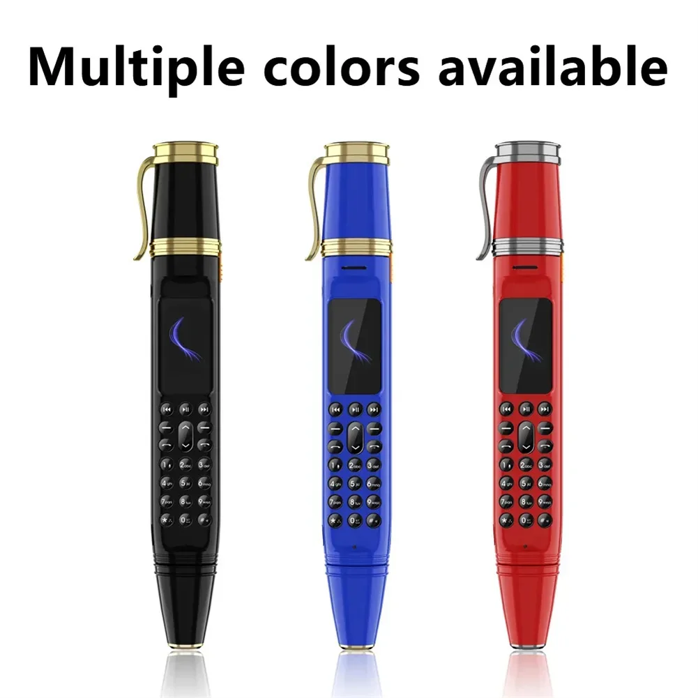 BM111 Mini Cell Phone Pen Fan Dual Card Dual Standby 0.96 Inch Dialer Recorder 1800mAh Battery mobile phones