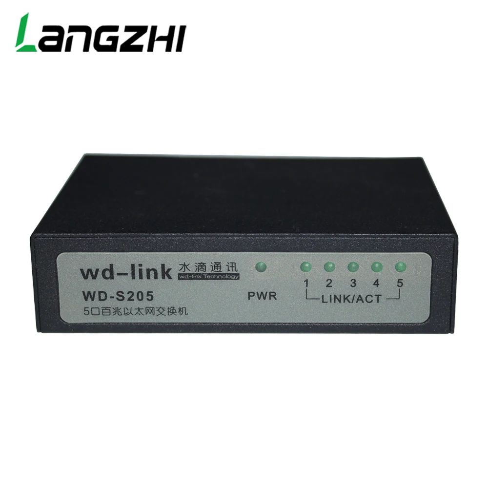 Network Switch Iron Box, 5 Port, 10 Mbps, 100Mbps, RJ45, Industrial Grade, CP, Printer, Camera, TV