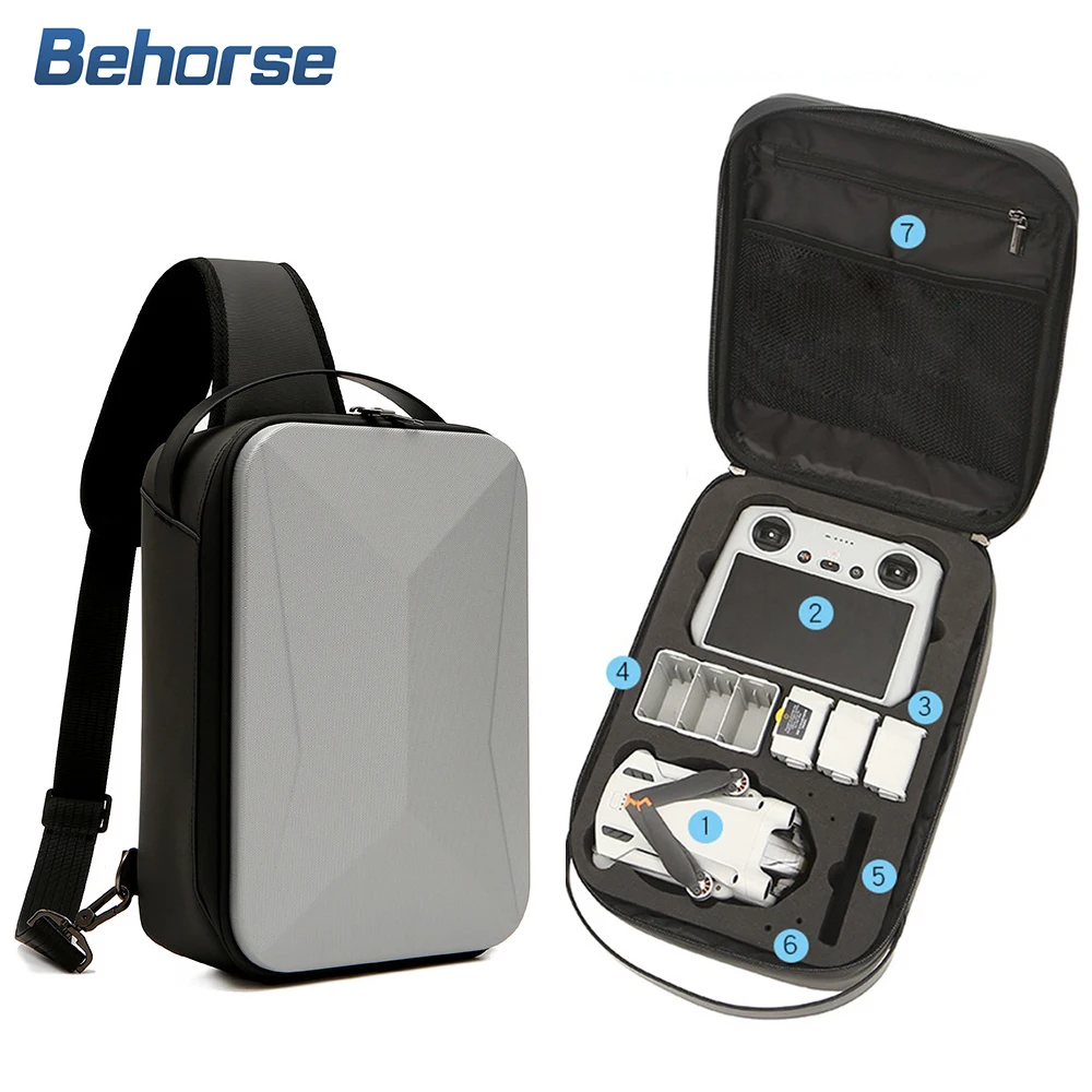 Shoulder Bag For DJI MINI 3 Pro Drone Hard Shell Diagonal Package Drone Bag Accessories with drone accessories drone storage bag
