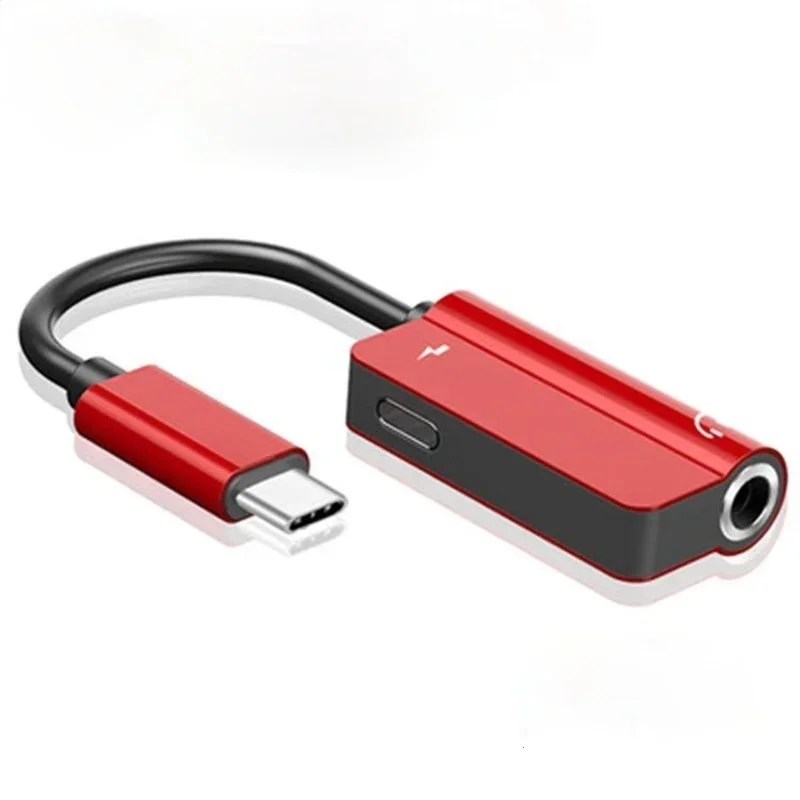 USB C타입 오디오 충전 어댑터, 수-암 3.5mm 헤드폰 잭 및 충전 컨버터, 화웨이 P20 프로용, 2 in 1