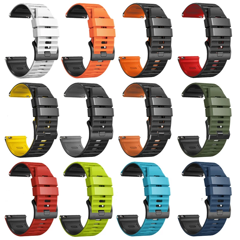 Sports Silicone Smartwatch Band - Durable Watch Strap