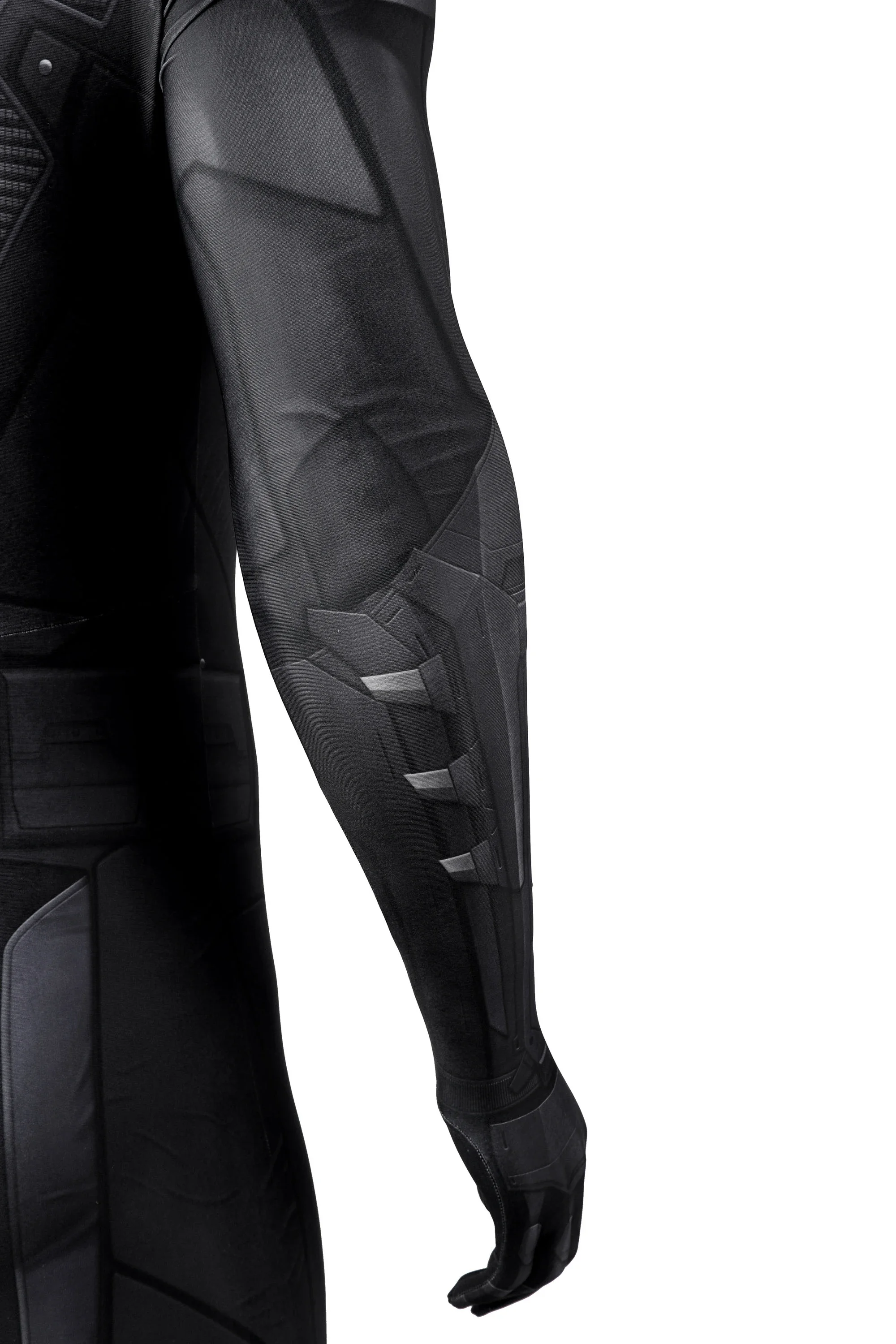 DC-Inspired Batman Spandex Bodysuit Cosplay Costume for Adults and Kids