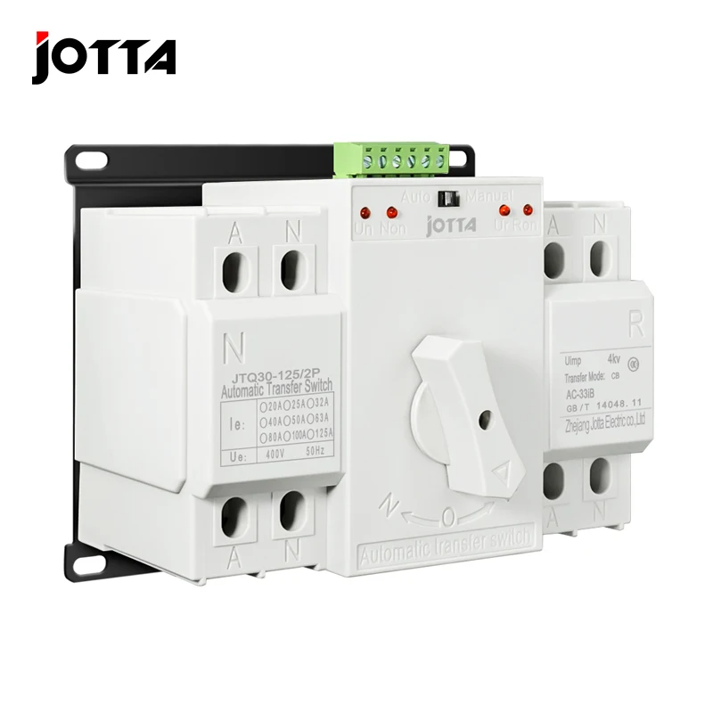 Jotta ATS  Ŀ ڵ ȯ ġ, ȸ ܱ, MCB AC 230V, 2P, 63A, 125A