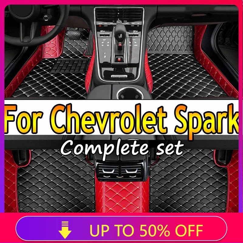 

Автомобильные коврики для Chevrolet Holden Spark M400 2016 ~ 2019, кожаный коврик, Нескользящие коврики с защитой от грязи, кожаные коврики, автомобильные аксессуары