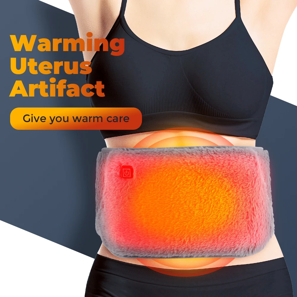 USB Electric Heating Belt Hand Warmer Winter Heater Hot Compress Therapy Abdominal Waist Lumbar Menstrual Uterus Warming Pad 2