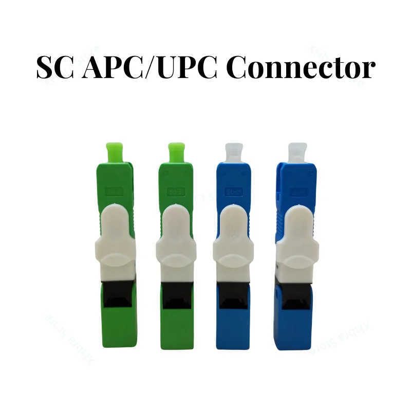 

Бесплатная доставка, 100, 200 шт./лот, ESC250D APC & SC UPC одномодовый волоконно-оптический Быстрый Соединитель FTTH SM