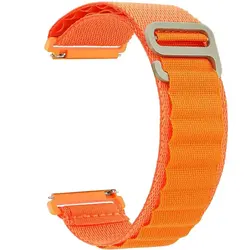Sport Nylon Replacement Watchband Bracelet - Trail Loop Strap - COROS APEX 42mm (03 - Orange)