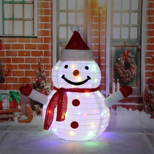 Led De Nol,pere Noel Exterieur,bonhomme De Neige Lumineux Led De