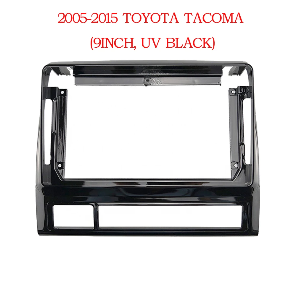 BYNCG 2 Din 9 Inch Car Radio Frame Installation DVD GPS Mp5 ABS PC Plastic Fascia Plane Frame For TOYOTA Tacoma 2005