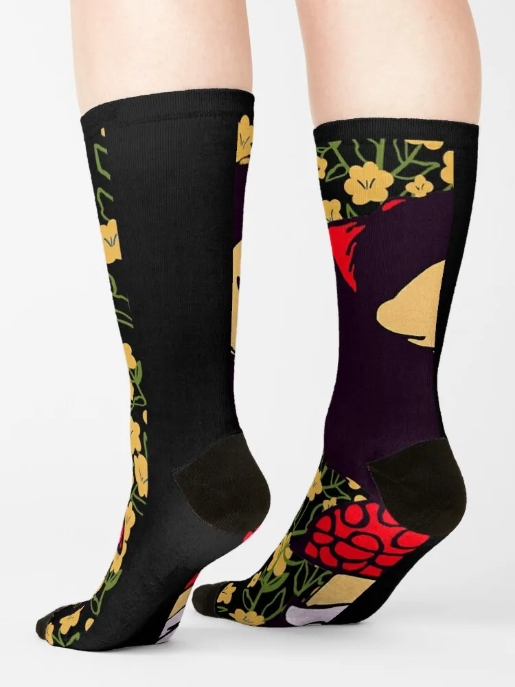 Mafalda and flowers Classic Socks Hiking boots kids socks custom socks Man Socks Women's