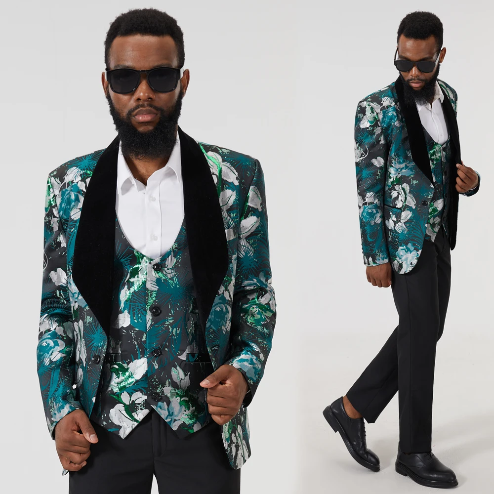 Мужские костюмы, черные повседневные