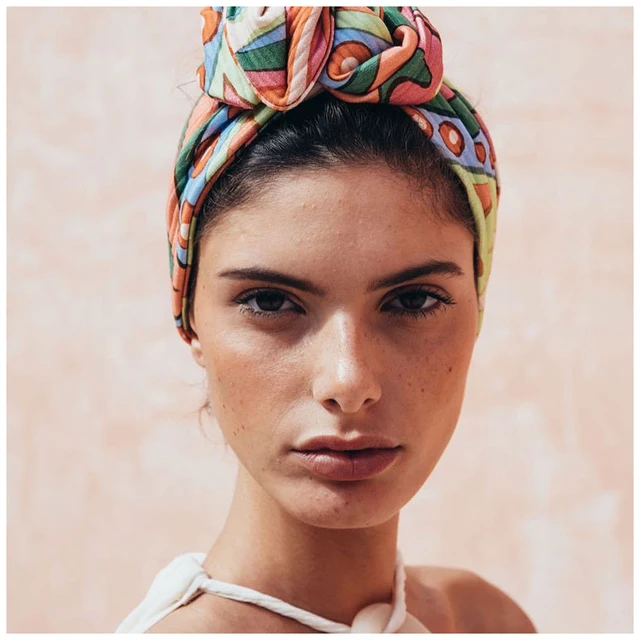 Cinta Pelo Mujer Fashband Diademas Bohemias Elu00e1sticas Rojas