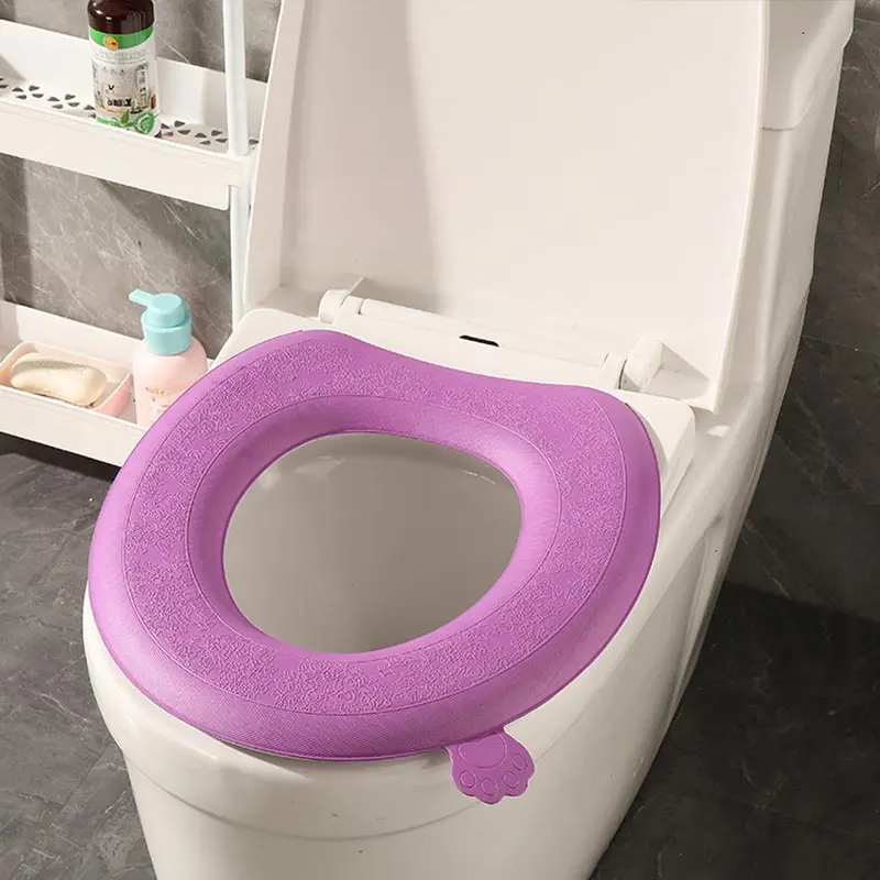 Indica mout Geruïneerd 1Pcs Eva Wasbare Sticker Foam Wc Cover Hoge Quanlity Groene Waterdicht  Toiletbril Siliconen Vier Seizoenen Huishoudelijke Badkamer| | - AliExpress