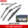 1/2/3/4/6PCS Car Wiper For KIA Carnival 2015-2019 Front Rear Wiper Blades Brushes Auto Accessories 2015 2016 2017 2018 2019 1