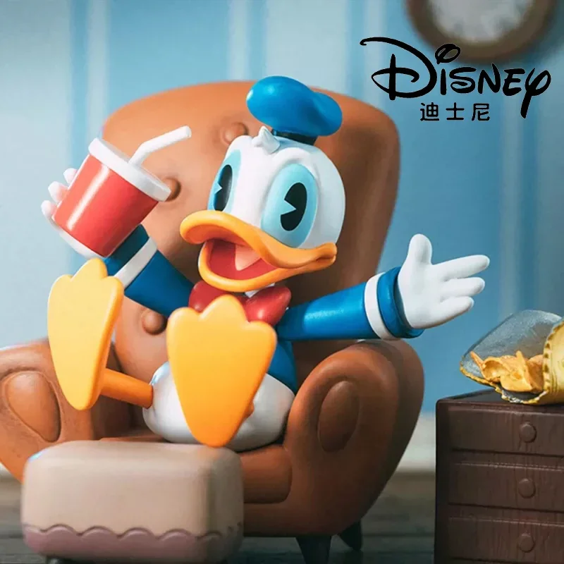 Disney Friends Happy Party Series Blind Box Mickey Mouse Donald Duck Mystery Box Anime Character Collection Model Gift Toys