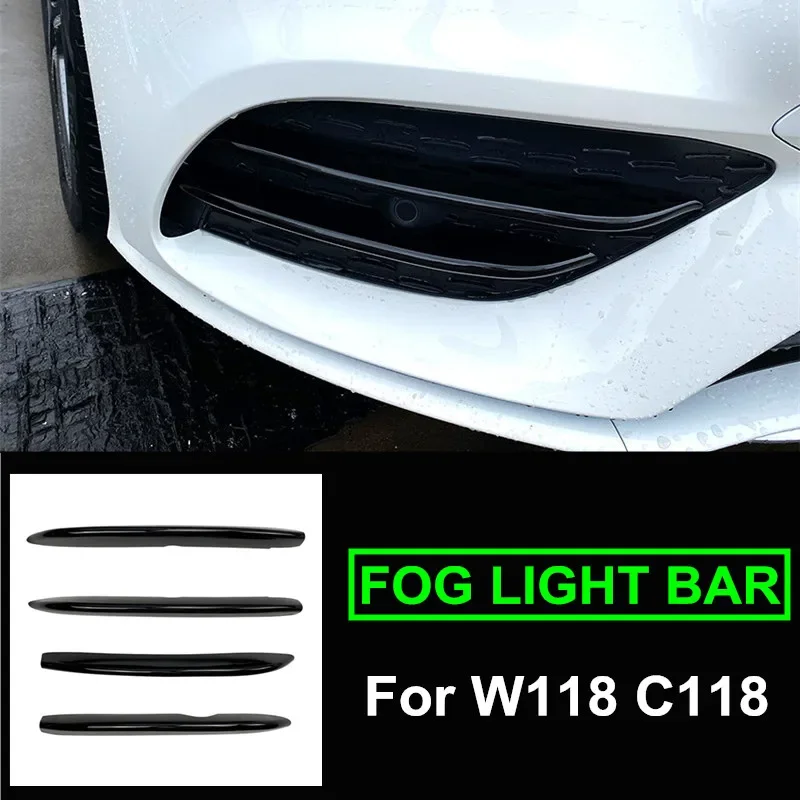 

Наклейка на передний бампер и противотуманную фару для Mercedes Benz CLA C118 CLA200 CLA250 W118 2020 2021