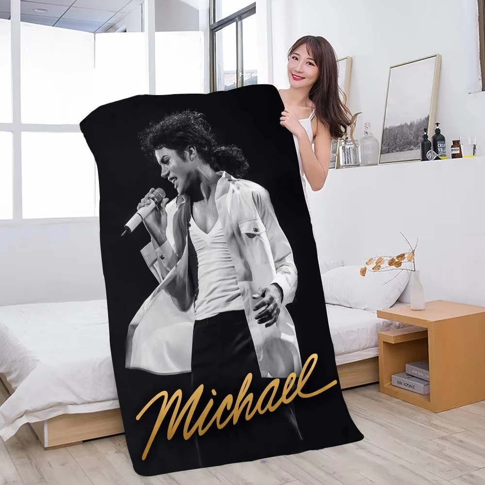 M-Michael J-Jackson 킹 오브 팝 목욕 타월, 어린이용 마이크로 화이버 부드러운 흡수성 통기성 해변 수영장 여행 장