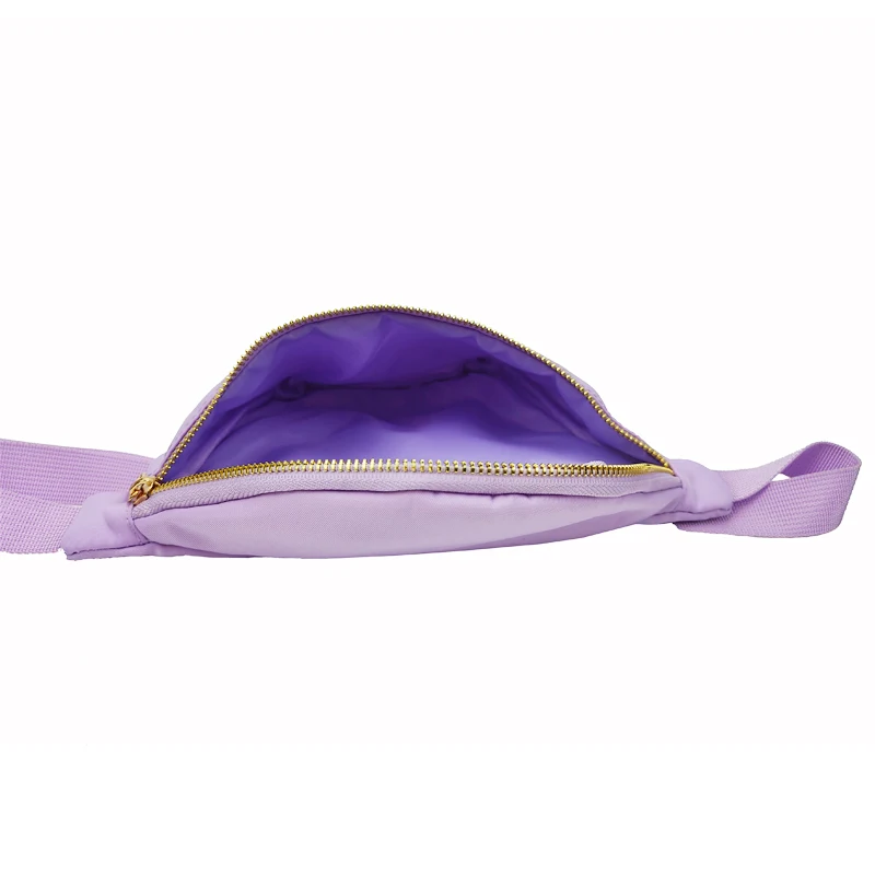 Nylon Fanny Pack Women Waist Bag Men Belt Pouch Waist Pack Female Banana Waterproof Bag For Running Marathon Walking Fitness Gym