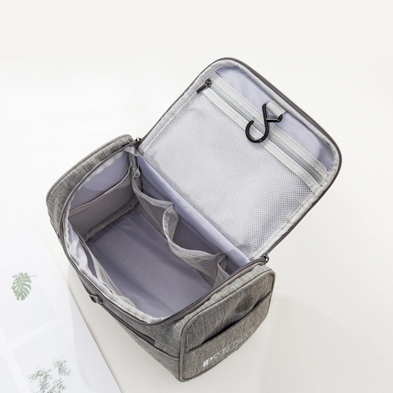 New Cation Shower Cosmetic Bag Toiletries High Quality Travel Pouch with Hook Organizer Storage Hanging Bathroom Wash Cases