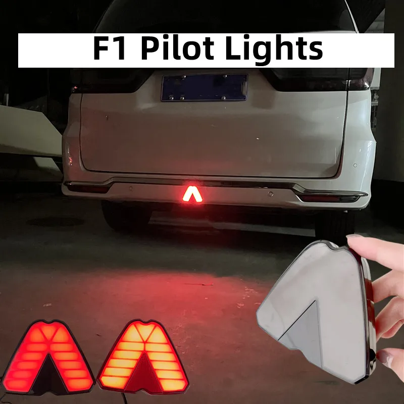 

Universal Rear Bumper Diffuser Rear Fog Light w/ F1 Style Strobe Brake Feature & Adjustable Add-On Mounting Bracket For Car SUV