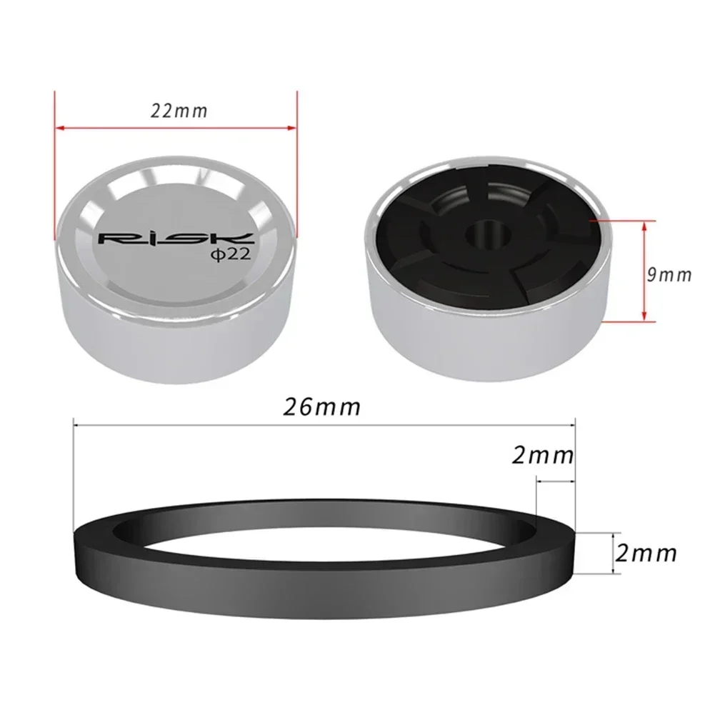 Bike Brake Caliper Piston Bike Bicycle Brake Caliper Hydraulic Piston Silver+Black For-SHIMANO XT/SLX/XTR