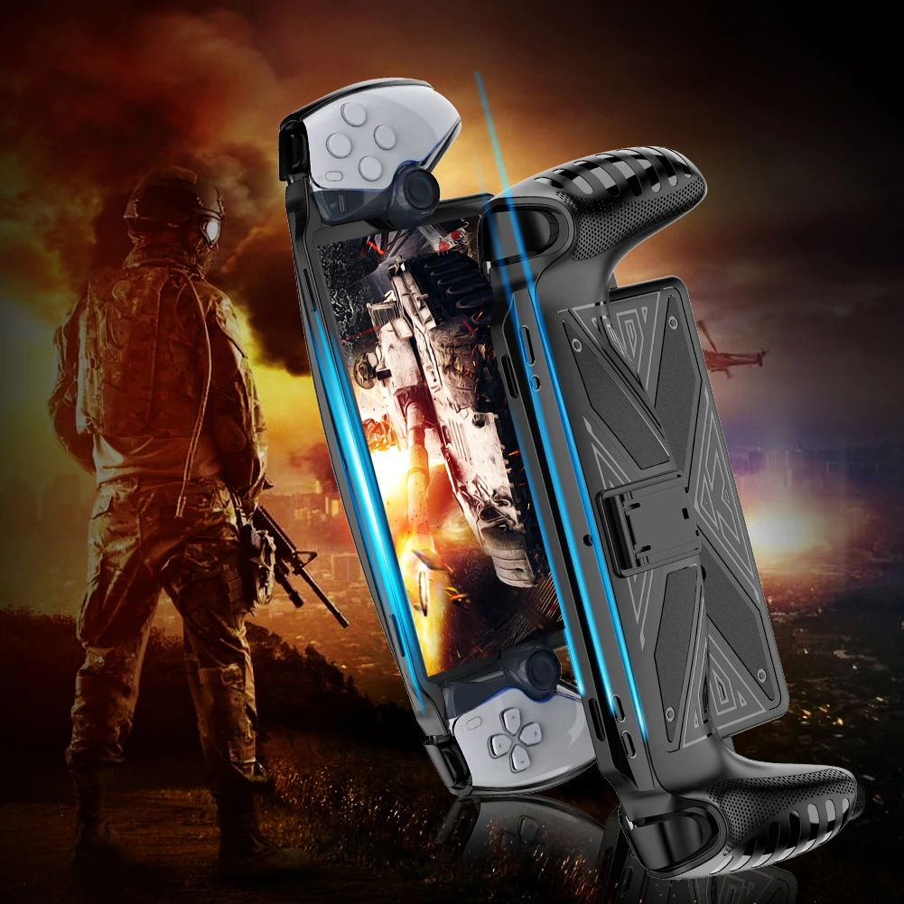 Deluxe Eco-Friendly Protective Case with Stand - Black & White