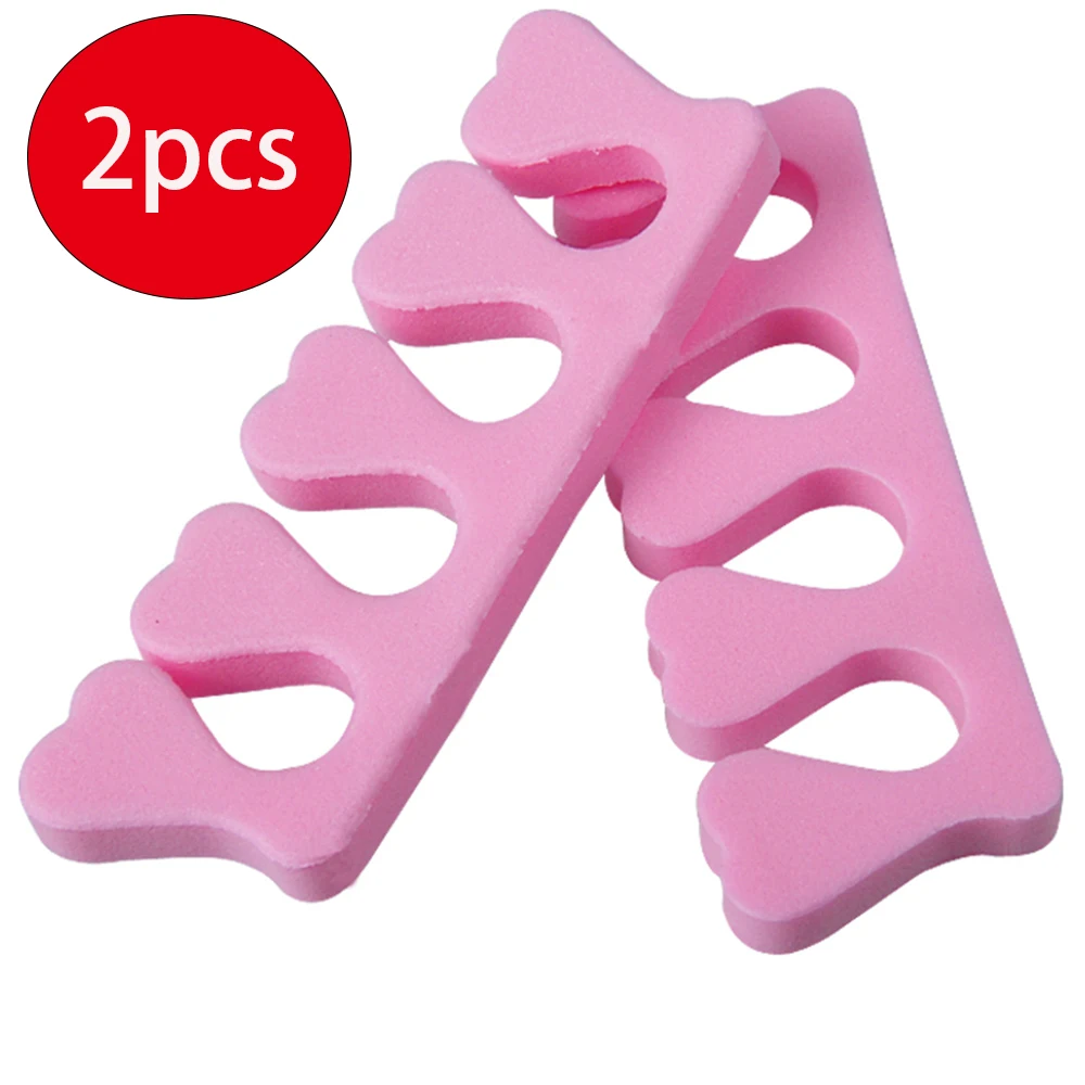 BIUTEE 1Pack Nail Art Toes Separators Sponge Soft UV Gel Polish Tools Fingers Foots Manicure Pendicure Salon Manicure Tools