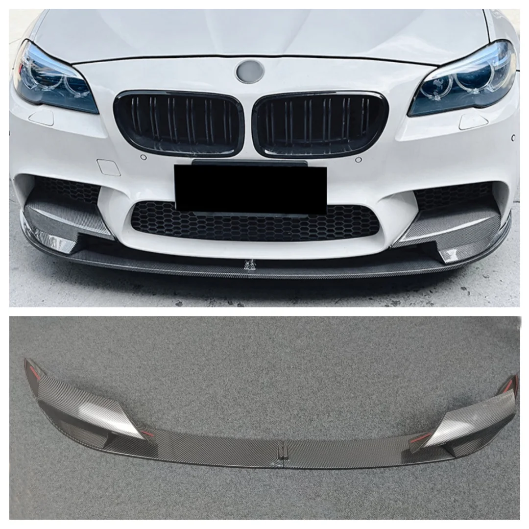 BMW 5 시리즈 F10 F11 M5 2011-2017용 프론트 범퍼 립 카나드 안개등 그릴 스포일러 턱 보호 외장 디퓨저 스플리터