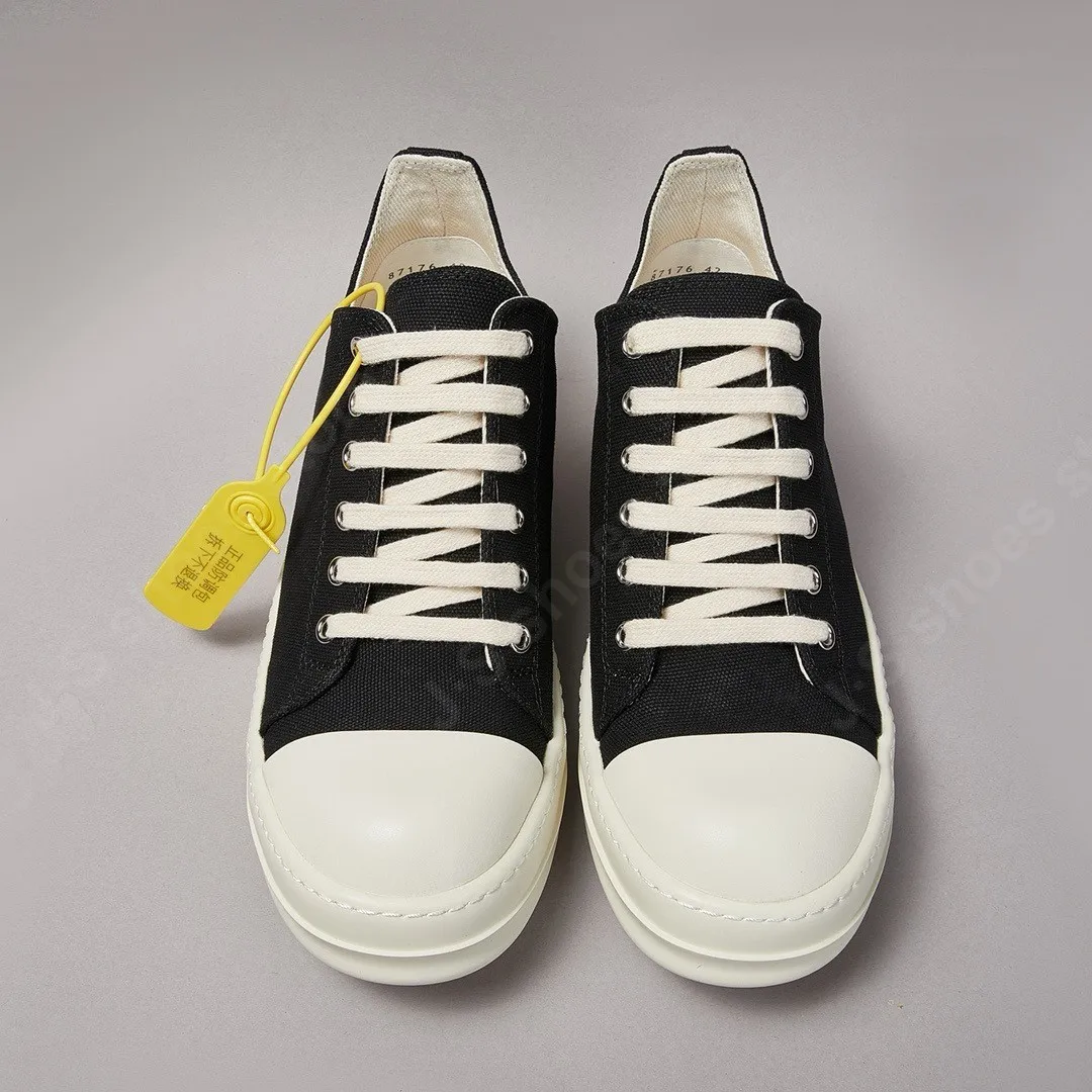 Ro Classic Men Shoe Women Sneakers Black Canvas Low Top