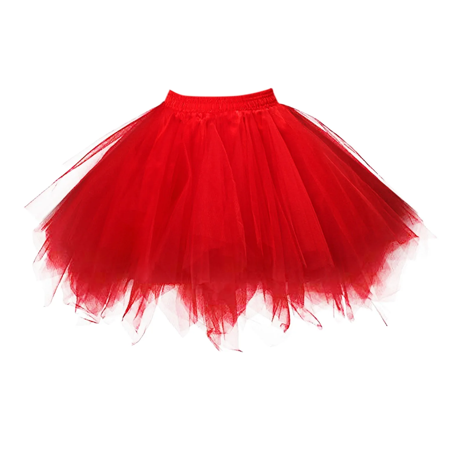 New Tutu Skirt Layered Ballet Skirts Women\'s Princess Layered Puff Skirt Mini Tutu Skirt Short Petticoat for Women and Girls