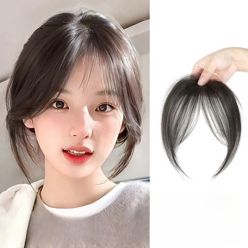 Clip-In Bang Extension Fake Bangs Fringe Synthetic Topper Hairpiece Women hair extensions