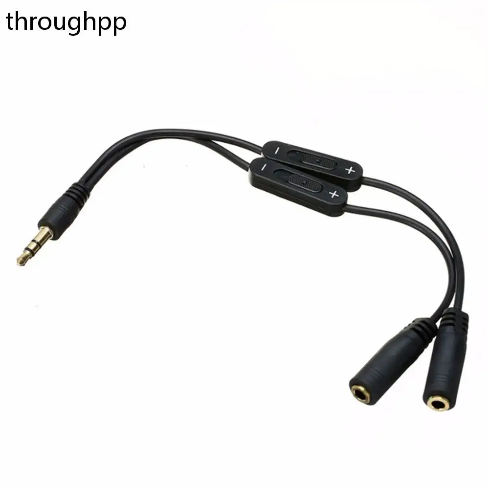 

1 PC 3.5mm Male To 2 Female Audio Y Splitter Cable Media Earphone Jack Audio Cable