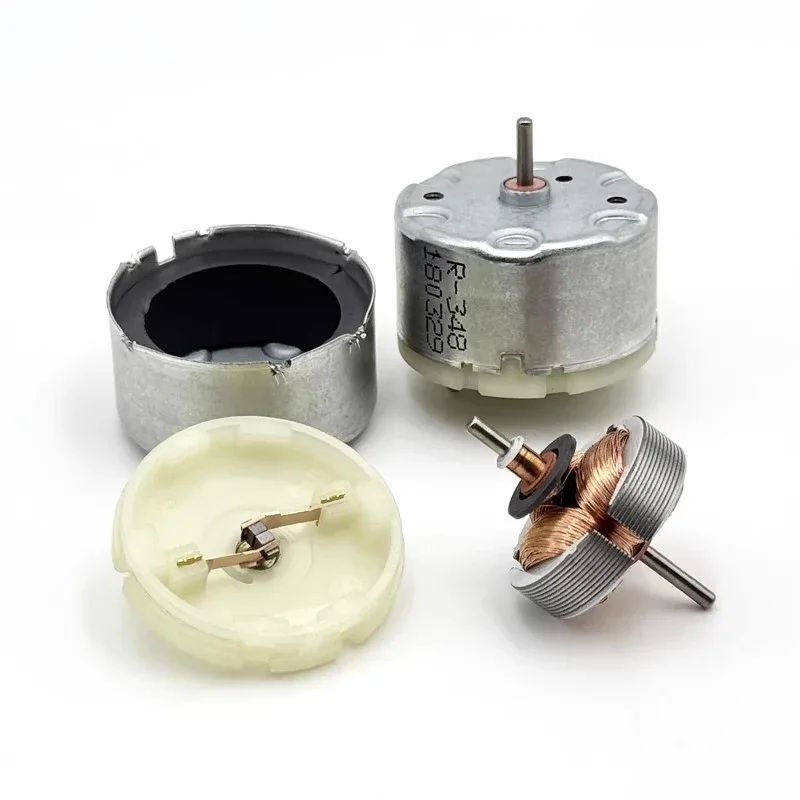 미니 500 모터 RK-500TB-13500 DC 6V-12V 5600RPM 마이크로 스핀들 32mm 원형 DIY 장난감 청소 로봇 향수 제조기용