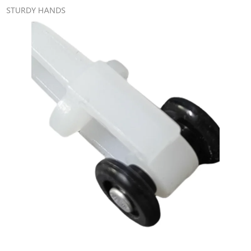 30PCS nano soundproof thickened wear-resistant curtain pulley old-fashioned hook wheel square rail hardware accessories