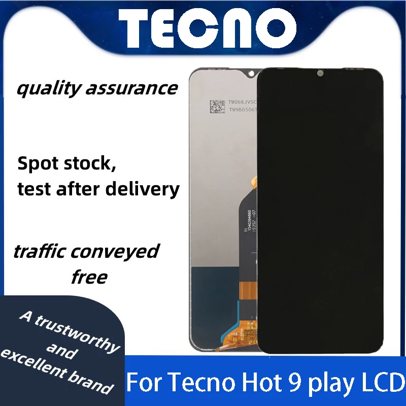 

6.82-inch tested LCD display for Infinix Hot 9 Play X680 X680b, touch digitizer component for Infinix X680