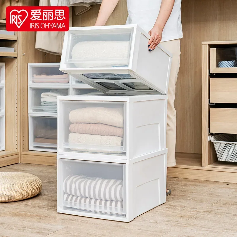 

Living Box Plastic Drawer Storage Box Organizer Gracious Desktop Countertop Sliding Drawers Storage Bin with Organizer Top Lid