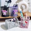 Sanrio HelloKitty Iron Mesh Notebook Cup, a cute desktop stationery pencil case for HelloKitty fans' offices and schools 3