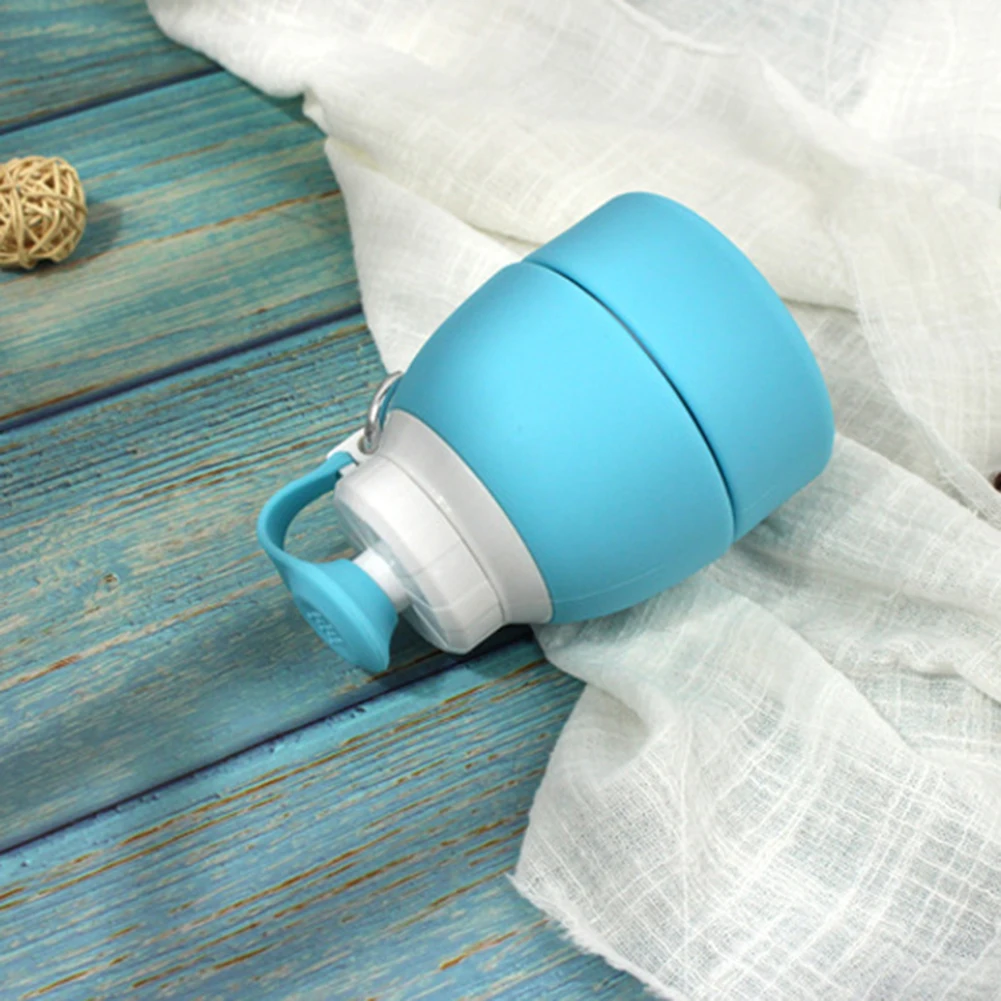 Bouteille Isotherme,Bouteille D'eau Rétractable Pliable En Silicone, Pour Le Sport En Plein Air