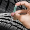 25mm Car Tyre Measuring Pen Tire Tread Depth Thickness Detection Gauge Meter 4