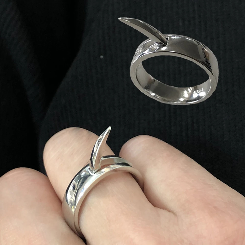 Anime Ring Annie Leonhart Cosplay Rings Ani Reonhato Unisex Defense Spikes Rings Accessori Per Gioielli Fans Gifts