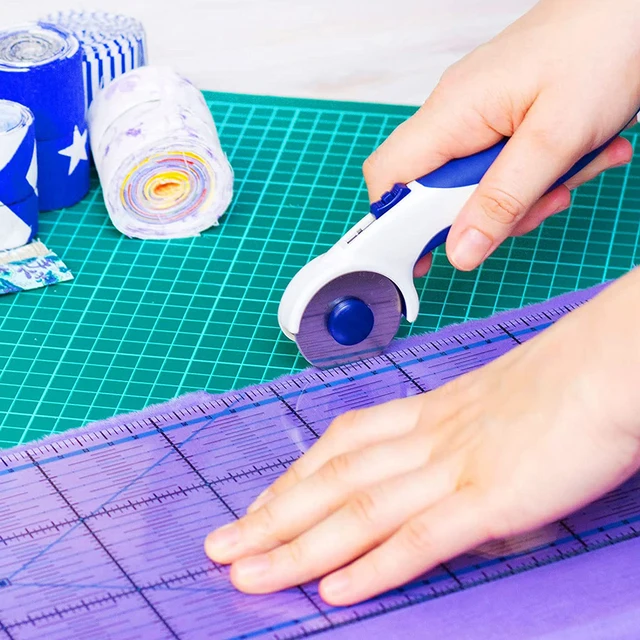 10 LAME ROTANTI Da 60mm - Per Taglierina, Tessuto, Carta, Scrapbooking E Cucito (Acciaio Inox) - Foto 7