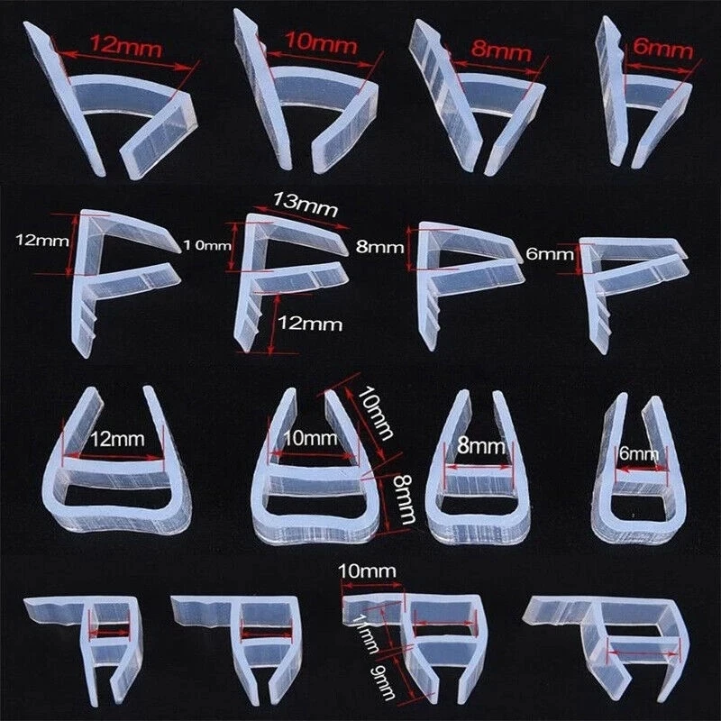 H/F/U Shape Glass Door Sealing Strips Door Seal Strip Sealing Strip Tape Window Seal Strip Sealing Tape Rubber Seal Strip Rubber Door Weatherstripping Door Draft Stopper Shower Door Seal Silicone Seal Strip Door Weatherstripping Rubber Shower Seal Sealing Strip Shower Water Barrier Waterproof Tape Silicone Bath Shower Weather Strips Draft Stopper office balcony Door Window sealing tape