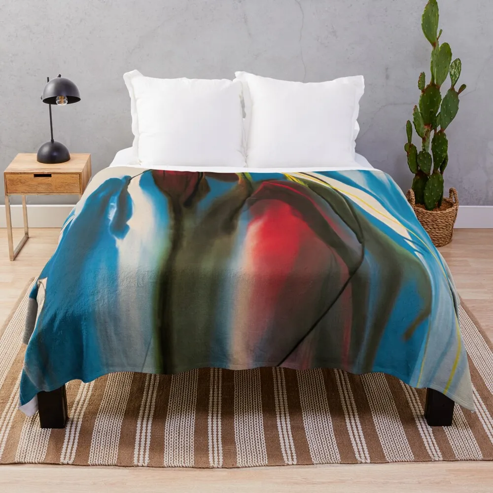 

Phenomena Waiting Gables - Paul Jenkins Throw Blanket Plush Travel Blanket