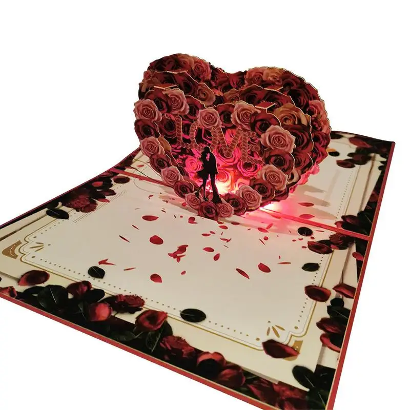 Valentines Day 3D Pop Up Card Gift