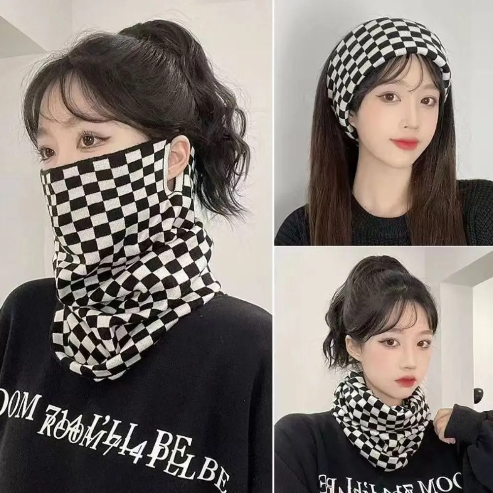 

Thermal Hanging Ear Mask Simple Skullcap Neck Cover Winter Scarf Neck Protection Headscarf Cycling Face Mask Cycling