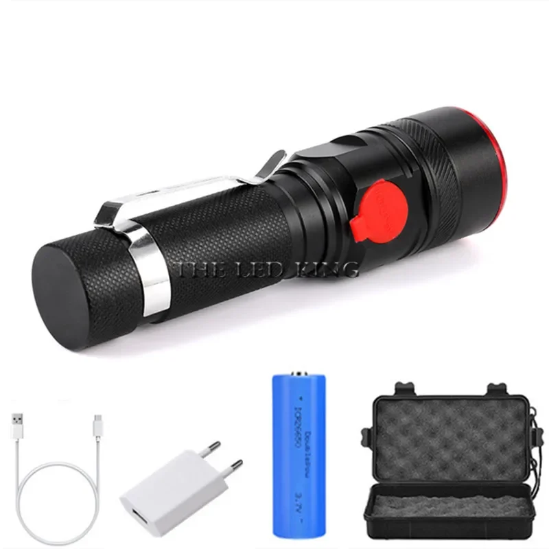 Aluminum Bike Light 8000LM Flashlight Modes T6 LED Flashlight