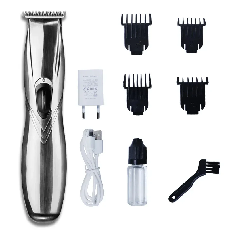 

Professiona Salon Cordless Beard Trimmer D8 Clippers Lithium shaver T-blade Close Cutting Zero Gapped 70K Motor Hair Cutter